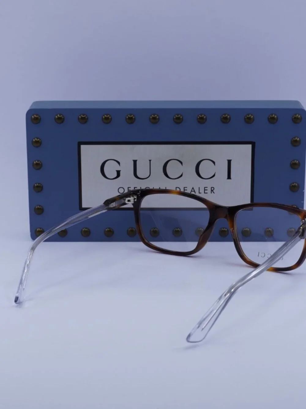 Gucci GG0490O 003  Rectangle Eyeglasses 53 mm - Havana